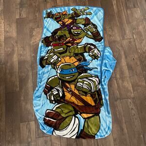 Zippy Sack TMNT Teenage Mutant Ninja Turtles Zip-Up Fleece Bed Spread Twin Size